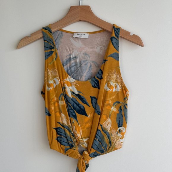 BABATON yellow crop top - Picture 4 of 4